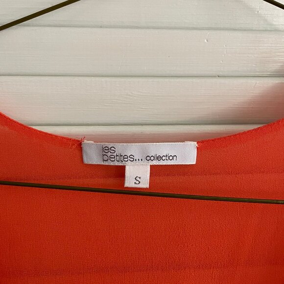 Coral Wrap Dress - Picture 3 of 6